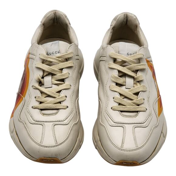 GUCCI Rhyton Interlocking GG Screener Star Leather Sneakers UK 7 US 8 main image 12